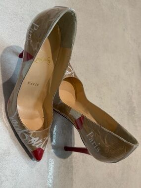 Christian Louboutin So Kate 120 Kraft Paper Pumps